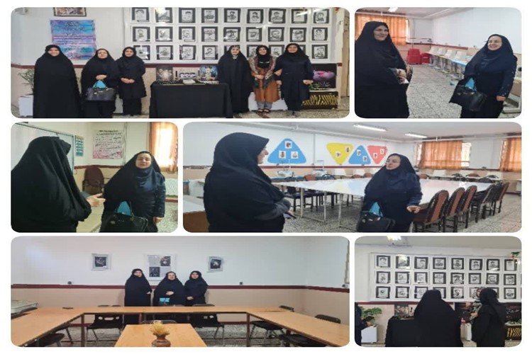 گزارش تصویری بازدید کارشناس مسئول محترم فنی و حرفه‌ای و کاردانش منطقه، سرکار خانم دکتر فدایی از هنرستان امین روز یکشنبه ۱۴۰۵/۰۲/۰۶ 